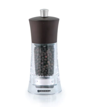 Ensemble de salière et poivrière en bois Chocolat - Swissmar