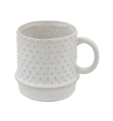 Tasse texturée en grès 12oz