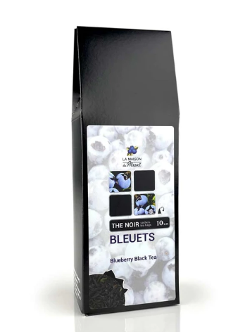Thé noir aux bleuets 10g - La maison du bleuet