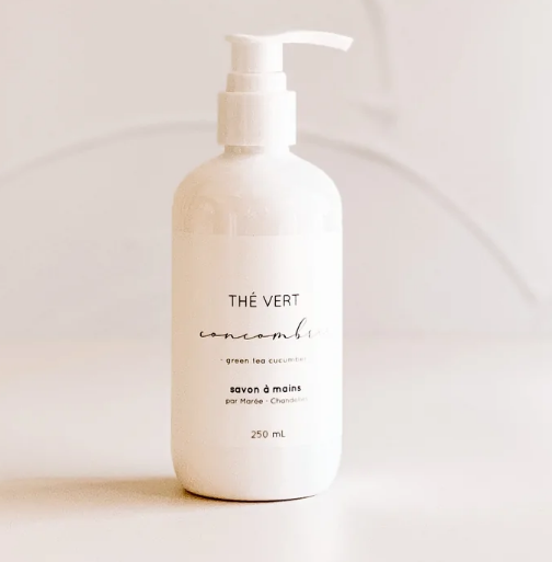 Savon à mains Thé vert et concombre 250 ml - Marée Chandelles