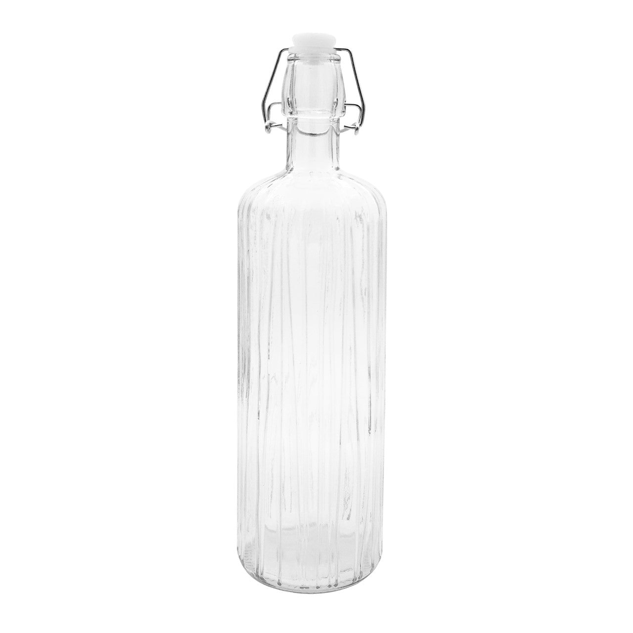 Bouteille texturée en verre Linea 1L