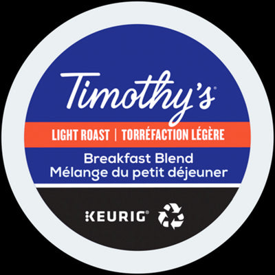 Boîte de 24 capsules de café mélange du petit-déjeuner - Timothy's