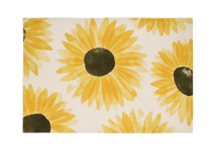 Napperon en coton Tournesol 13 x 19 po