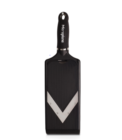 Mandoline réglable avec protège-main Noir - Microplane