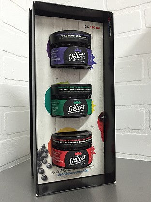 Trio découverte 110ml - Délices du Lac St-Jean