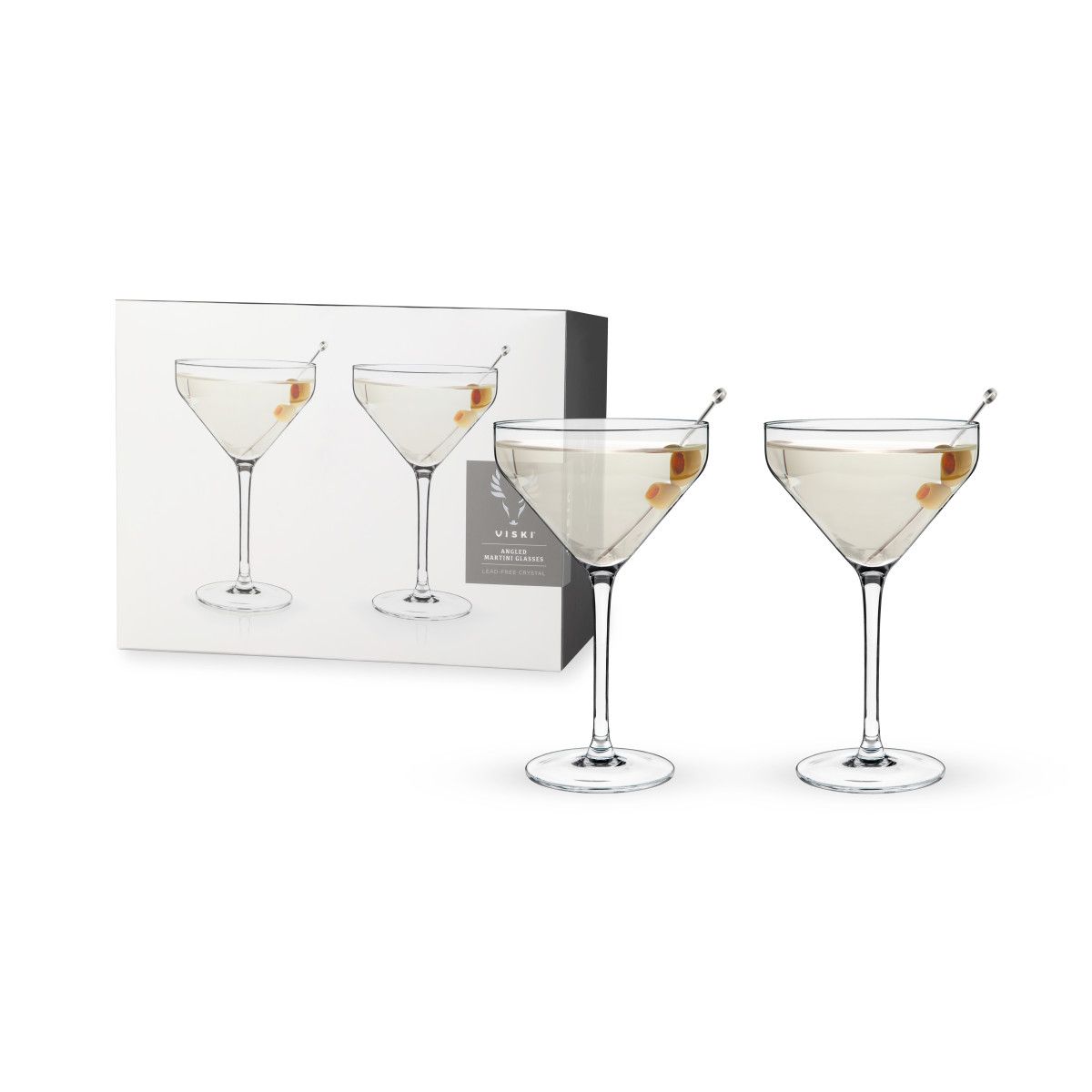 Ensemble de 2 verres à martini 9oz - Viski