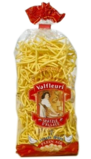 Pâtes Valfleuri spatzle 250g