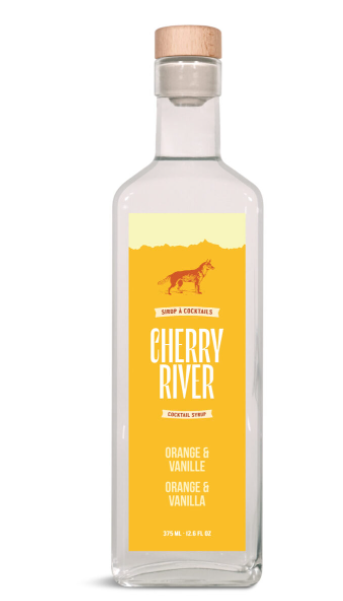 Orange and Vanilla Simple Syrup 375ml - Cherry River