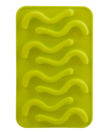 Ensemble de 2 moules en silicone Vers de terre - Trudeau