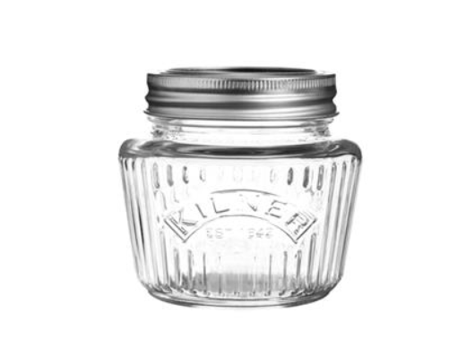 Pot en verre vintage 250 ml