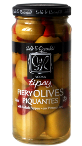 Spicy Olives in Vodka 250ml Jar