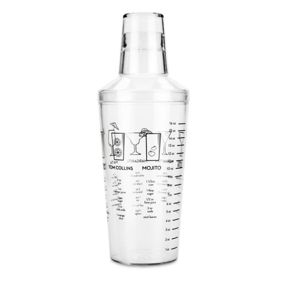Shaker en plastique 16 oz