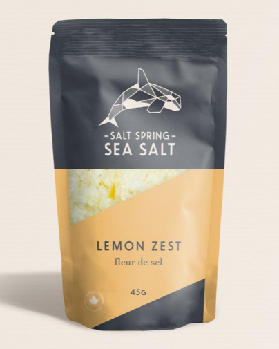 Fleur de sel Zeste de citron 45g - Salt Spring